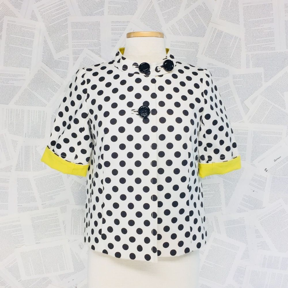 J Crew Polka-dot San Telmo Blazer Jacket Size 4